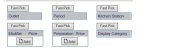 POS tab details showing sections and fast pick options for where the item will be seen